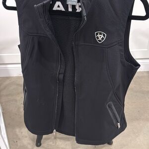 Ariat Black Sleeveless Vest with Logo